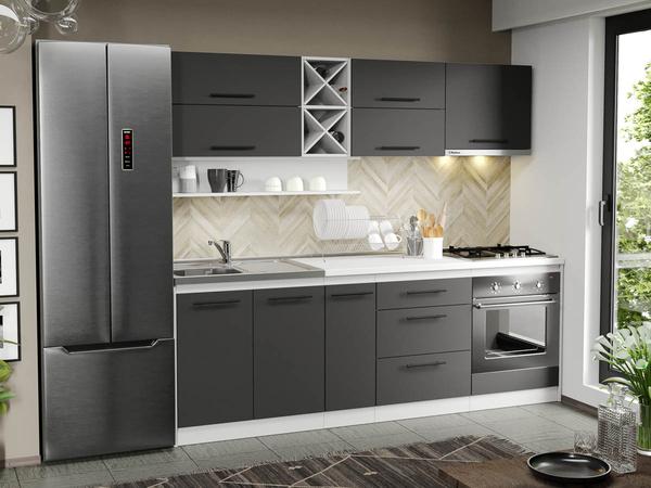 mobila-bucatarie-gri-sofi-115-230-cm