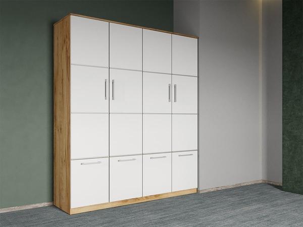 dulap-dormitor-alb-stejar-auriu-4u-acapulco