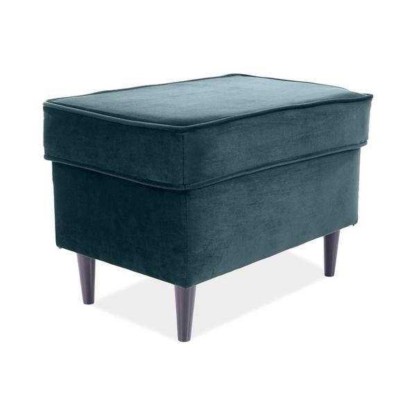 taburet-ron-stofa-catifelata-verde-inchis-wenge-60x40x43-cm