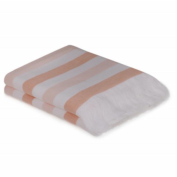 set-2-prosoape-albe-roz-somon-din-bumbac-50x90-cm-stripe-the-home-collection